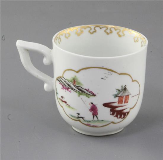 An early Derby coffee cup, c.1756-9, h. 5.9cm